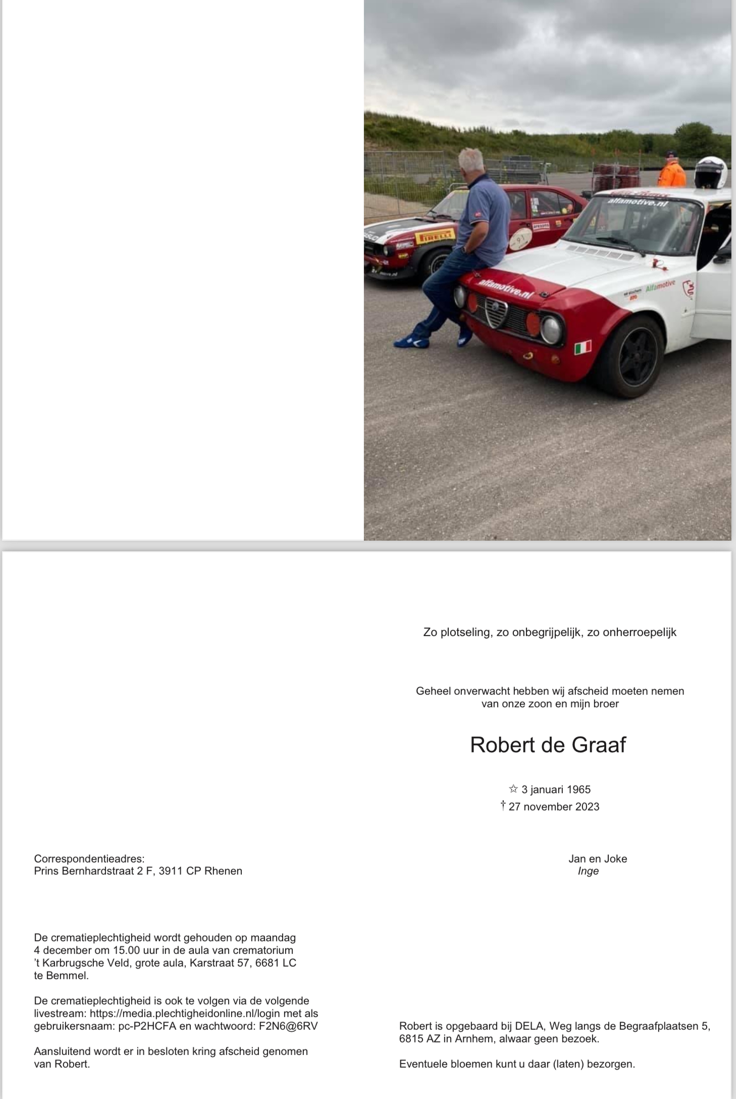  Afscheid van een goede vriend